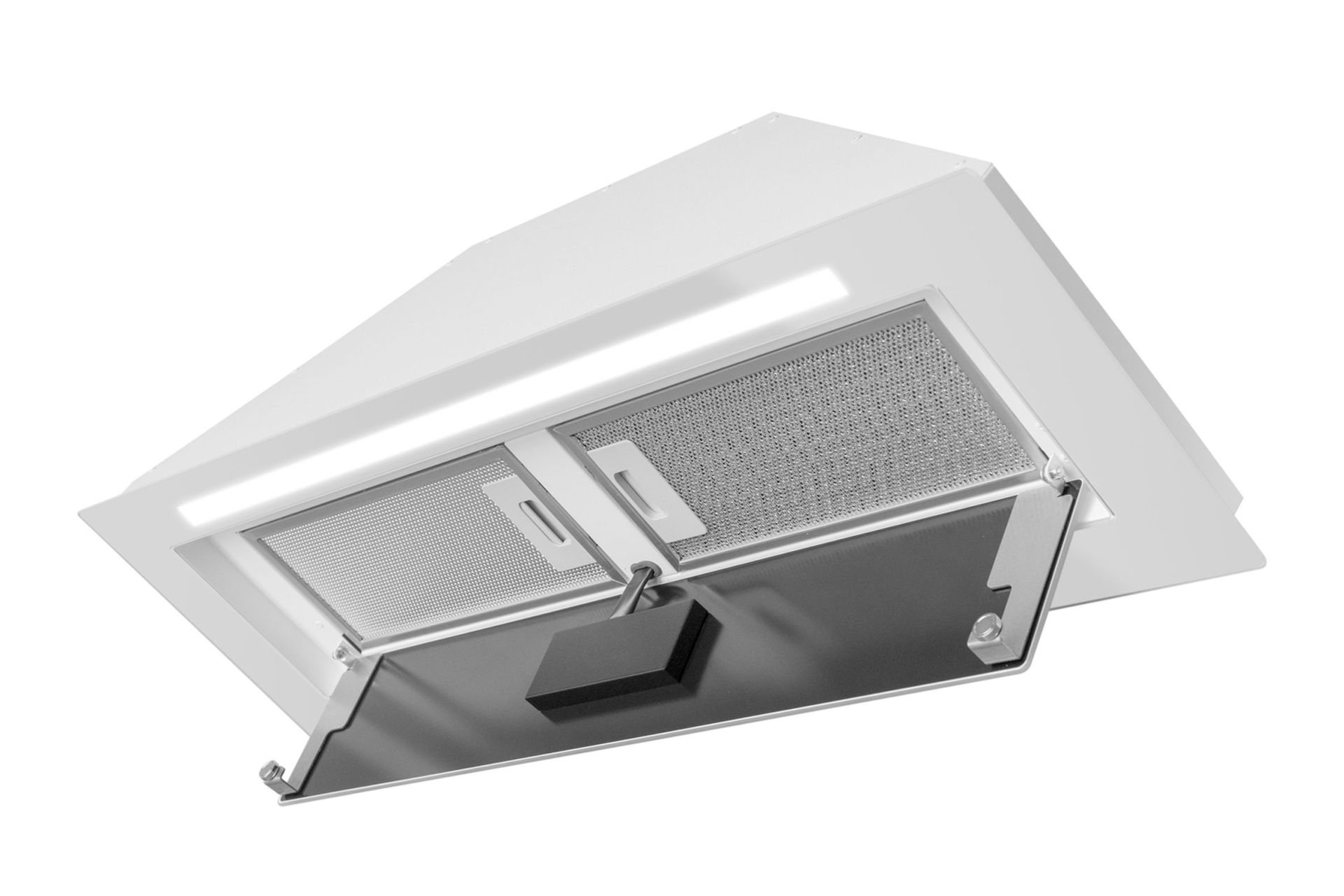 Lando Glass 2Strips Gesture Control White