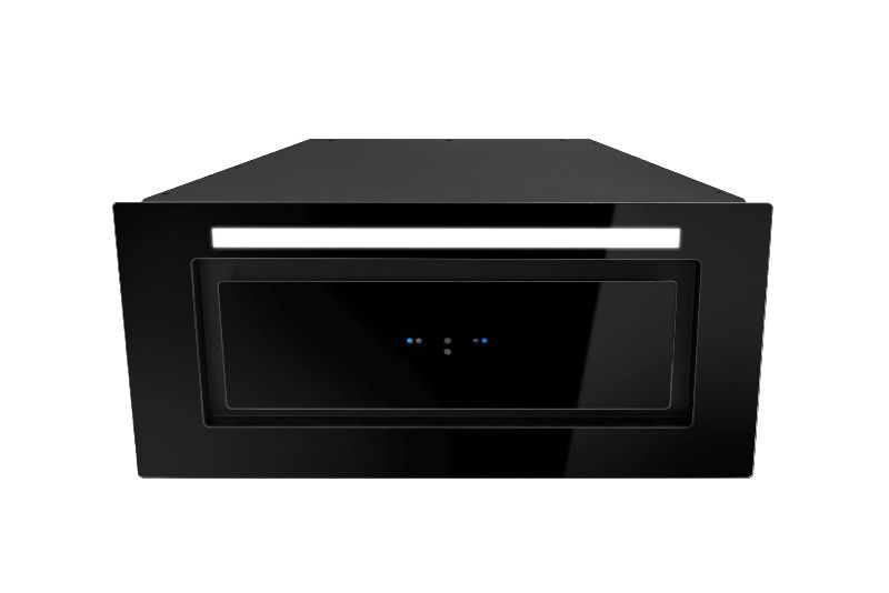 Okap podszafkowy Lando Glass Gesture Control Black - Czarny - zdjęcie produktu