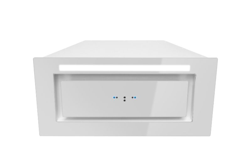 Okap podszafkowy Lando Glass Gesture Control White - Biały - zdjęcie produktu