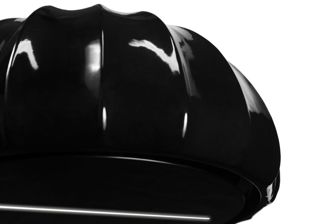Okap wyspowy Tulip Black - Czarny połysk - zdjęcie produktu 5