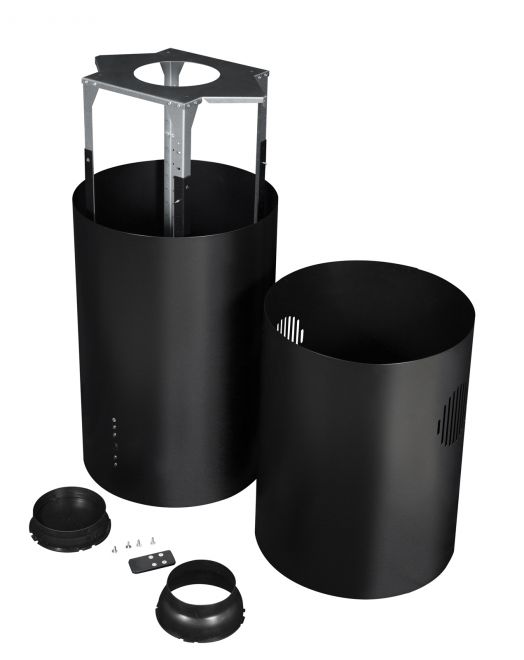 Okap wyspowy Cylindro 4LED Black Matt - Czarny Matt - zdjęcie produktu 8