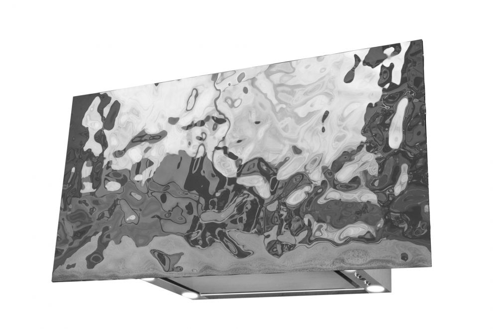 Okap kominowy Flexi Wave Silver - Srebrny - zdjęcie produktu