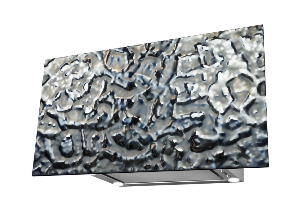 Okap kominowy Flexi Frost Silver - Srebrny - zdjęcie produktu