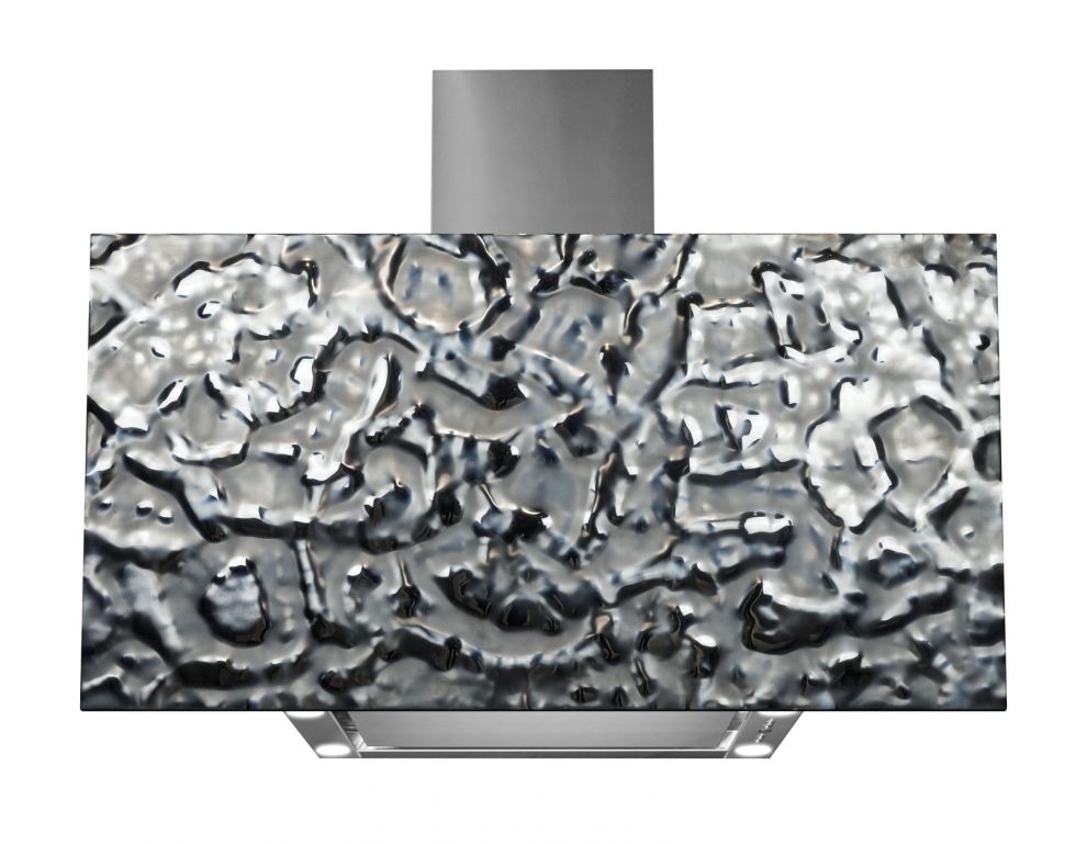 Okap kominowy Flexi Frost Silver - Srebrny - zdjęcie produktu 3