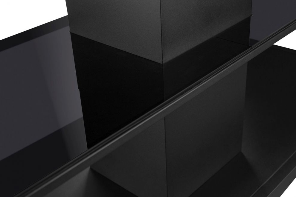Okap wyspowy Centropolis Premium Glass Black Matt - Czarny Matt - zdjęcie produktu 8