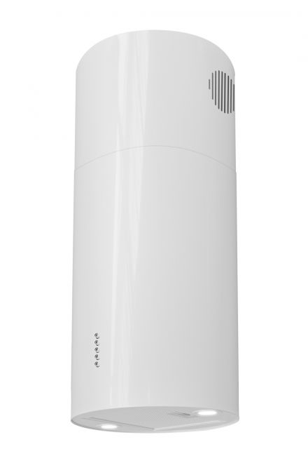 Okap wyspowy Cylindro Eco White - Biały - zdjęcie produktu 3