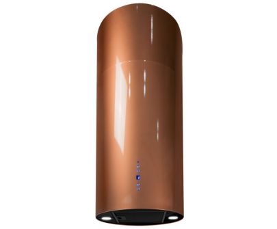 Okap wyspowy Cylindro Miedź 700 - Miedź - 40 cm