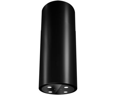 Okap wyspowy Tubo Black Matt Gesture Control - Czarny Matt - 40 cm
