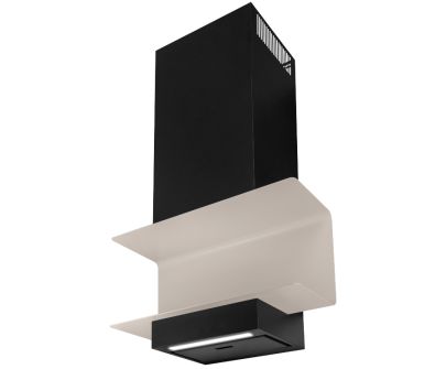 Okap kominowy C-Shelf Black-Kashmir - Czarny - 60 cm / 80 cm