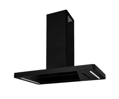 Okap wyspowy Decor Island Black Matt - Czarny Matt - 60 cm / 90 cm