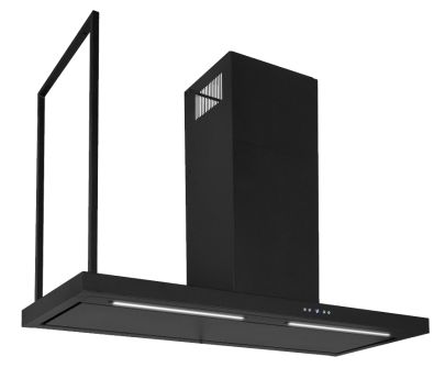 Okap kominowy Metropolis OR Black Matt - Czarny Matt - 120 cm / 150 cm