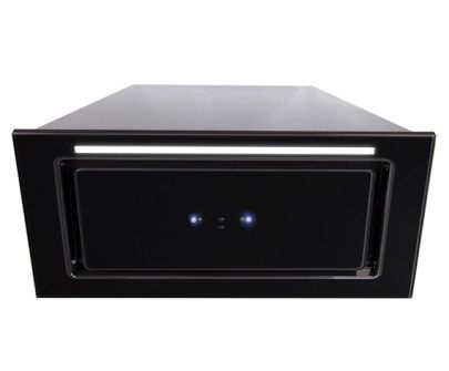 Okap podszafkowy Lando Glass Black Gesture Control - Czarny - 56,4 cm / 86,4 cm