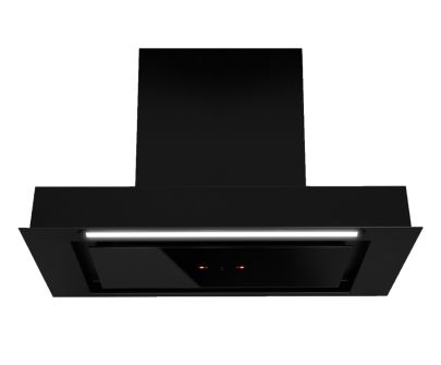 Okap podszafkowy Micra Black Matt Gesture Control - Czarny Matt - 59,5 cm / 89,5 cm