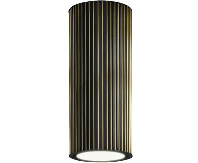 Okap wyspowy Voliera N1 Black-Gold Gesture Control - Czarny Matt - 44,5 cm