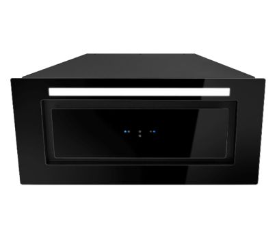 Okap podszafkowy Lando Glass Gesture Control Black - Czarny - 56,4 cm / 86,4 cm