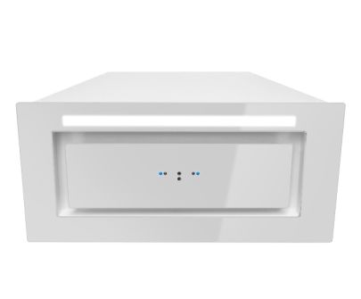 Okap podszafkowy Lando Glass Gesture Control White - Biały - 56,4 cm / 86,4 cm