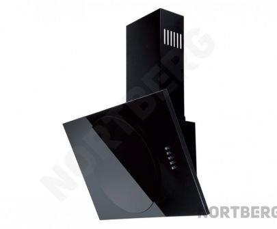 Okap kominowy Vento Black - Czarny połysk - 60 cm