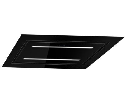 Okap sufitowy Grand Black - Czarny połysk - 96 cm / 120 cm