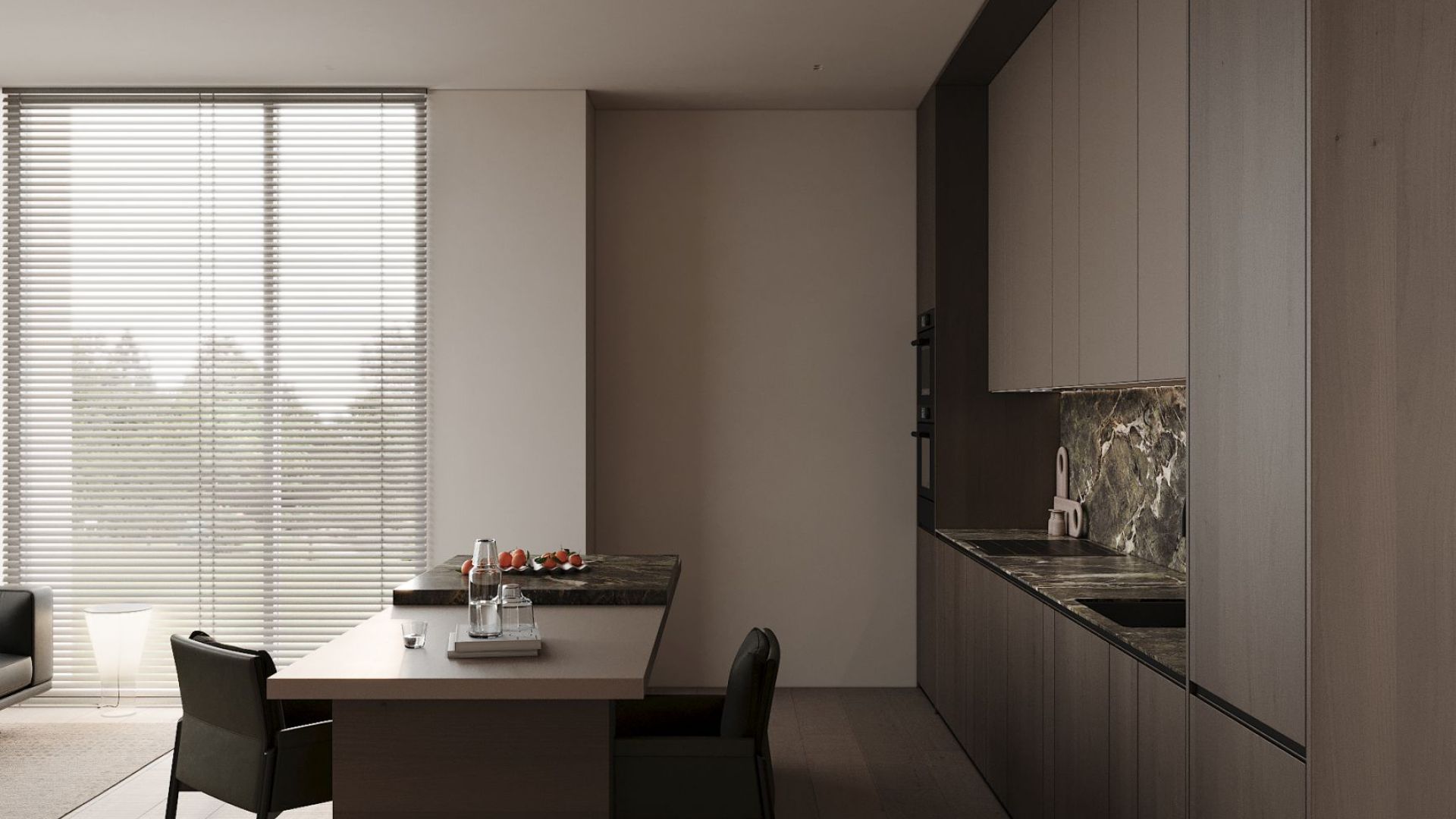 Okap podszafkowy Micra Black Matt - Czarny Matt - Wizualizacja 6