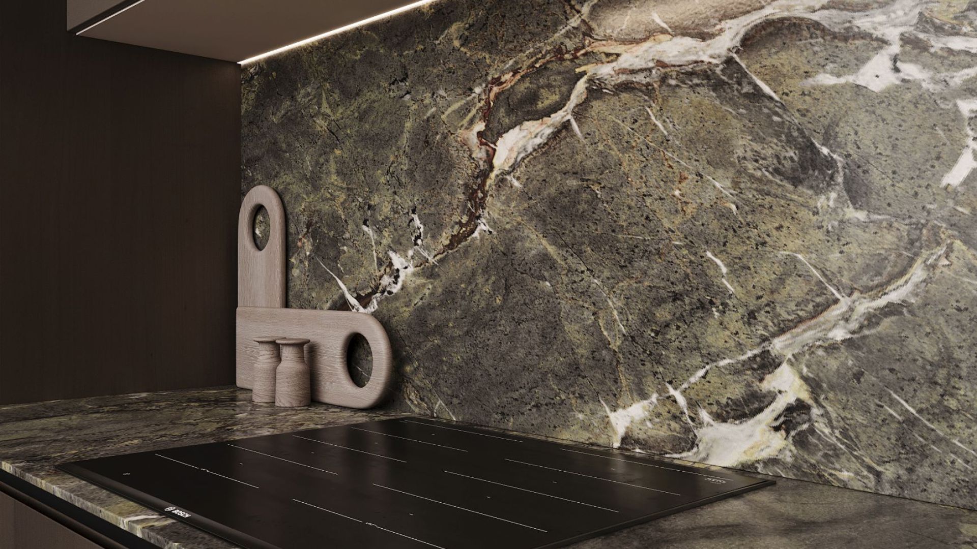 Okap podszafkowy Micra Black Matt - Czarny Matt - Wizualizacja 5