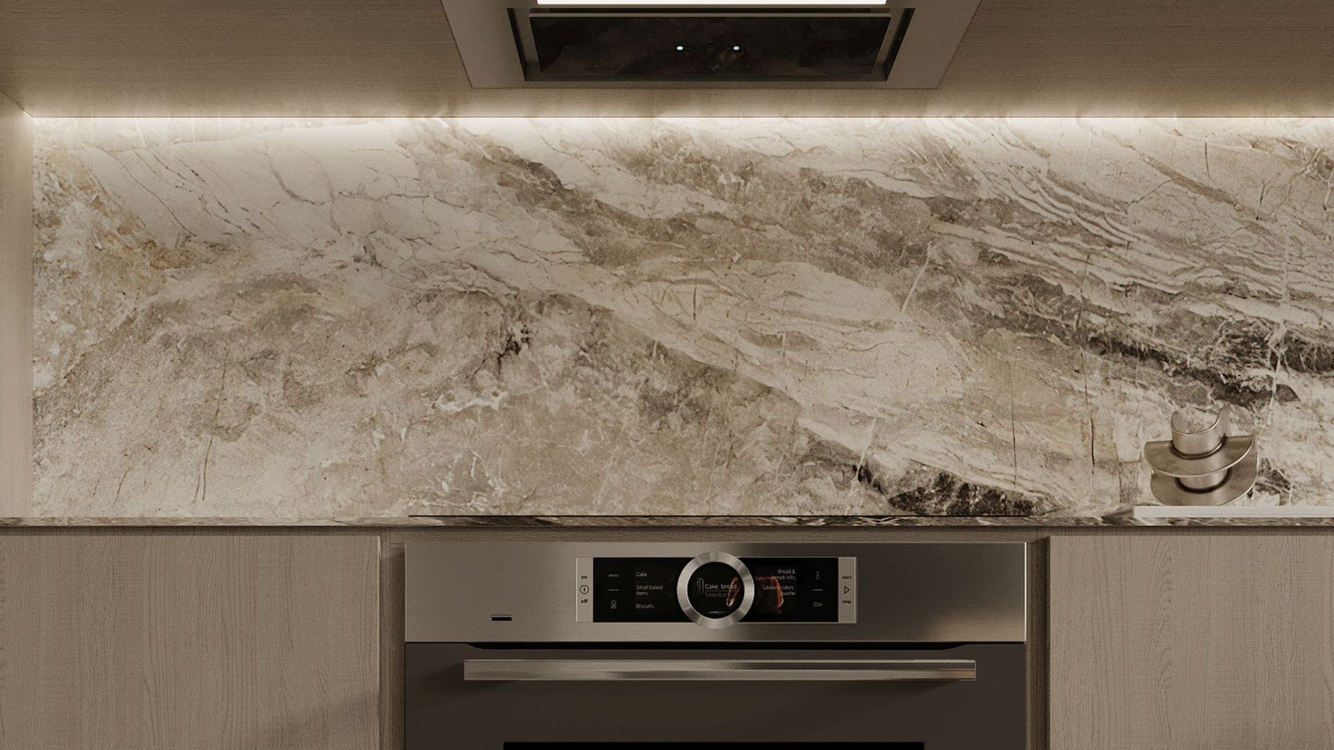 Okap podszafkowy Micra Black - Czarny - Wizualizacja 2