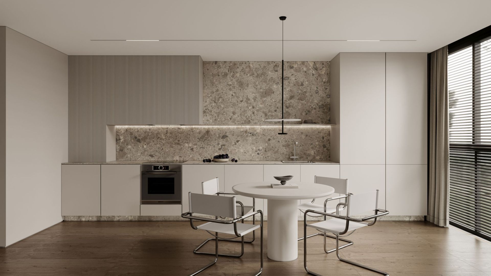 Okap podszafkowy Micra Black Matt Gesture Control - Czarny Matt - Wizualizacja