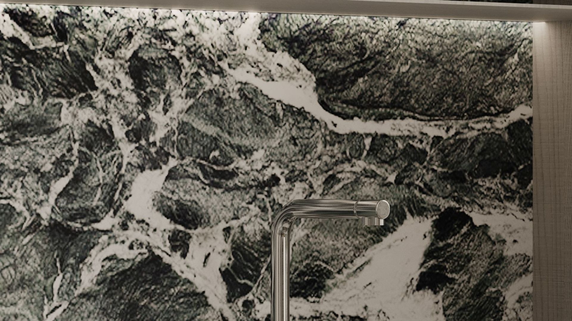 Okap podszafkowy Micra White Matt Gesture Control - Biały Matt - Wizualizacja 7