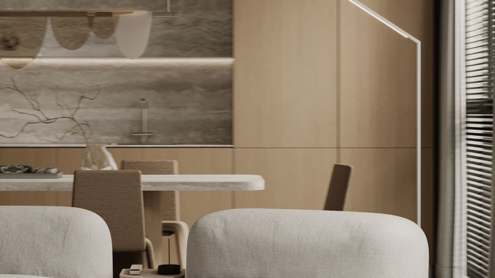 Okap podszafkowy Micra White Gesture Control - Inox/Biały - Wizualizacja 8