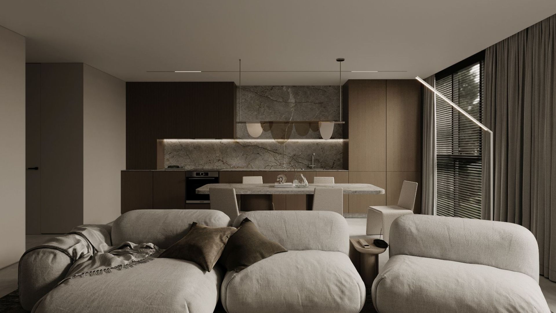 Okap podszafkowy Micra Inox Gesture Control - INOX - Wizualizacja 3