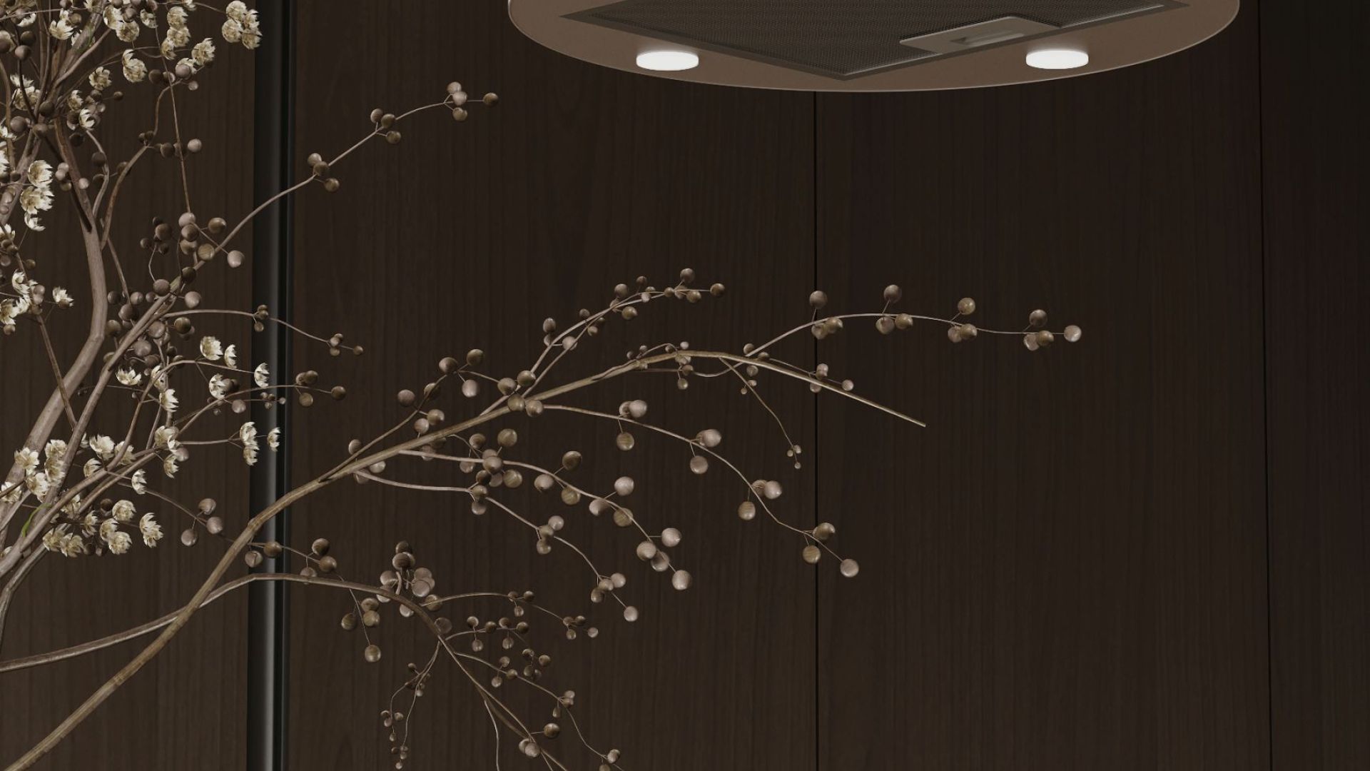 Okap wyspowy Cylindro Eco 4LED Kashmir - Kashmir - Wizualizacja 3