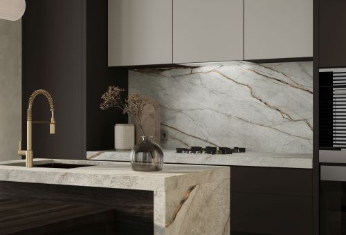  - Lando Glass 2STRIPS White Gesture Control BLDC