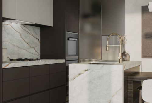  - Lando Glass 2STRIPS White Gesture Control BLDC