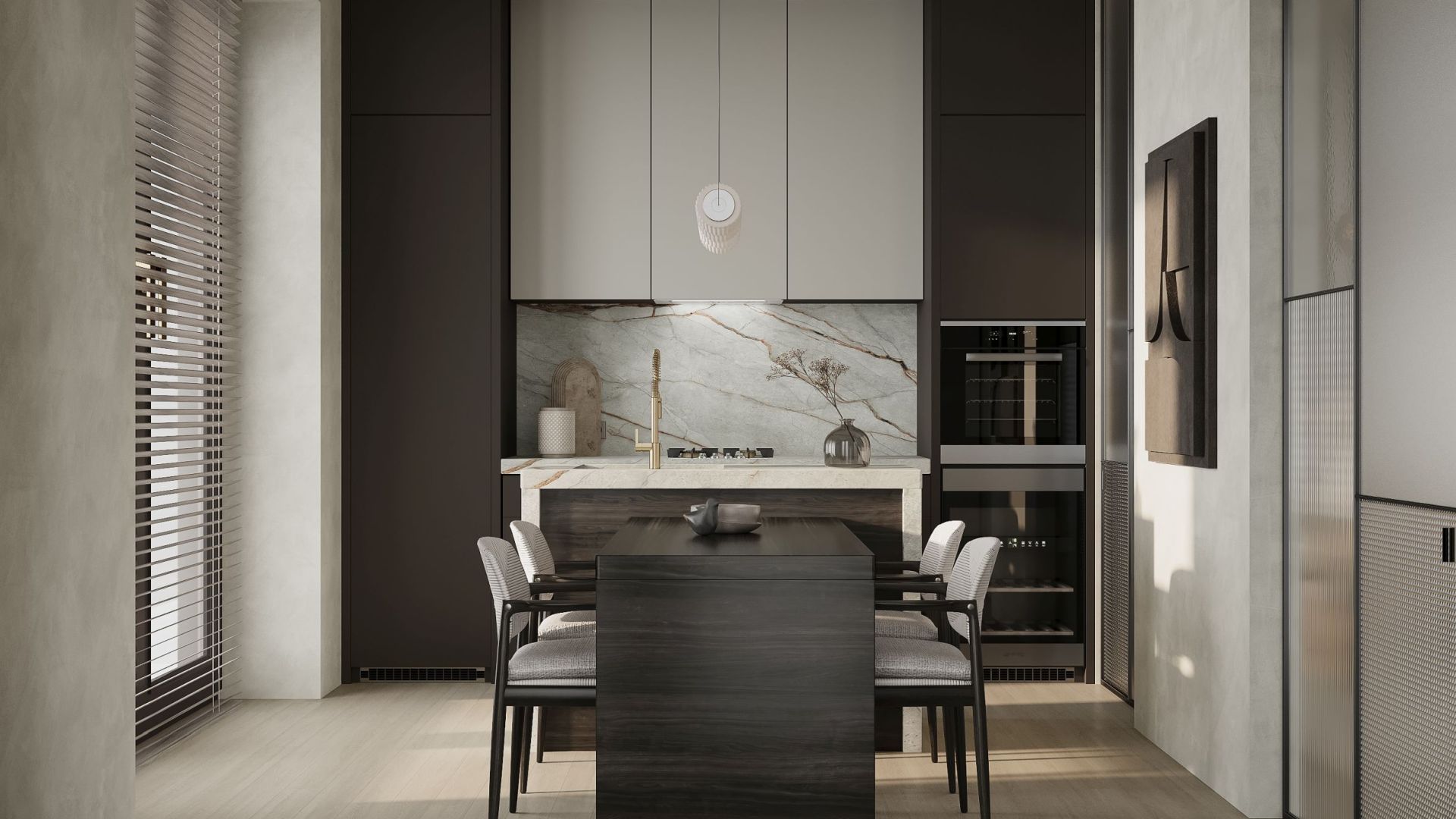 Okap podszafkowy Lando Glass 2STRIPS White Gesture Control BLDC - Biały - Wizualizacja 9