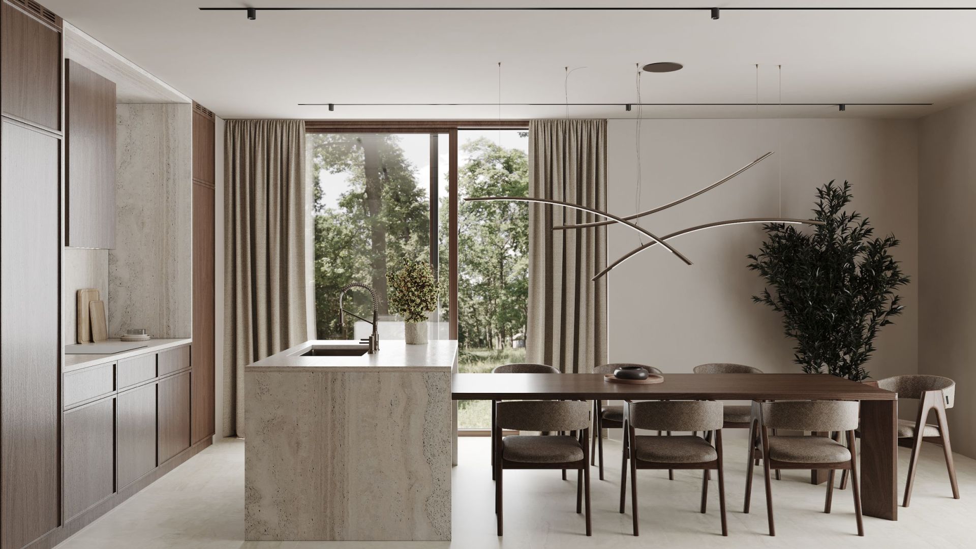 Okap podszafkowy Lando Glass Kashmir - Kashmir - Wizualizacja