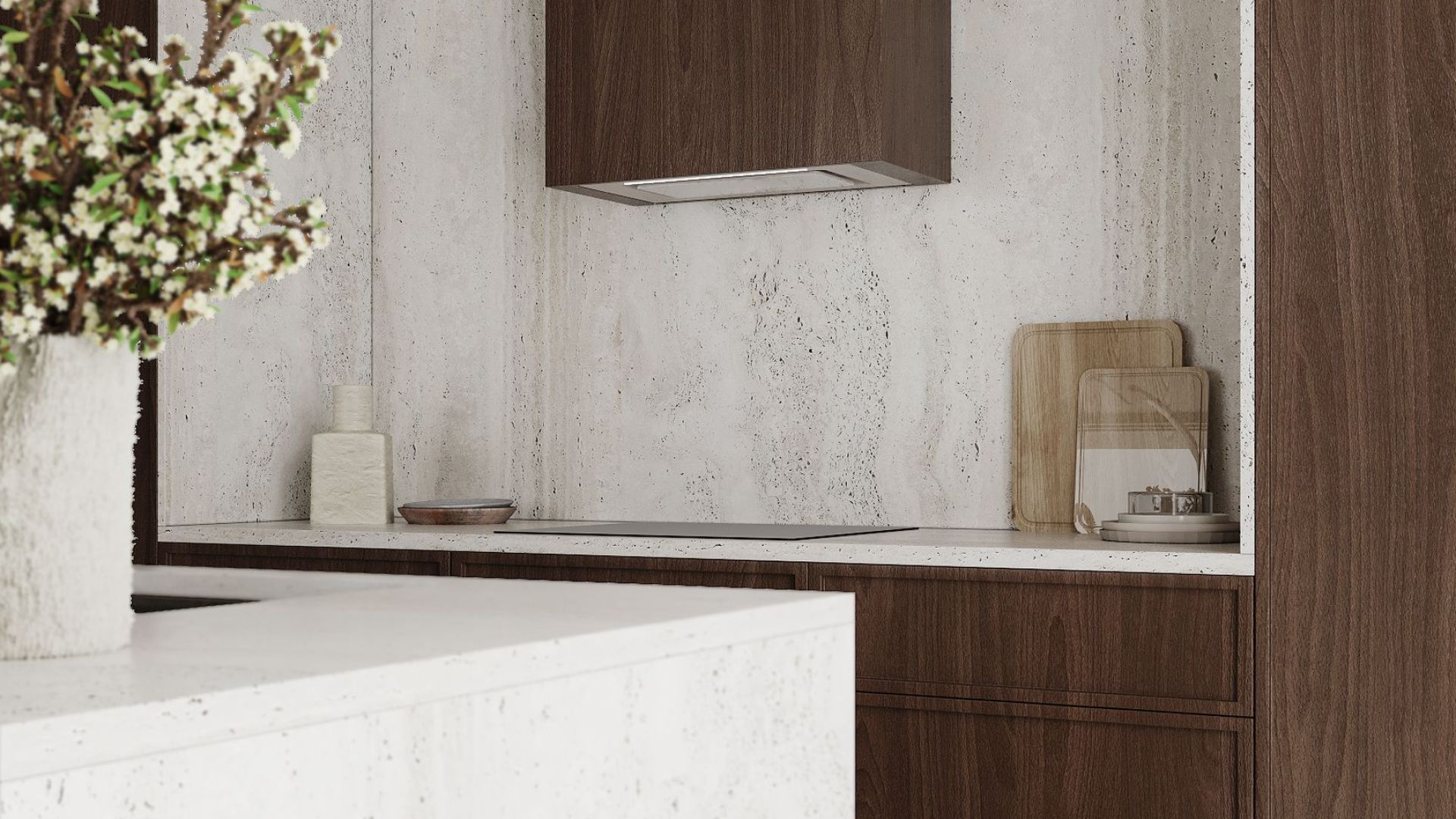 Okap podszafkowy Lando Glass Kashmir - Kashmir - Wizualizacja 2