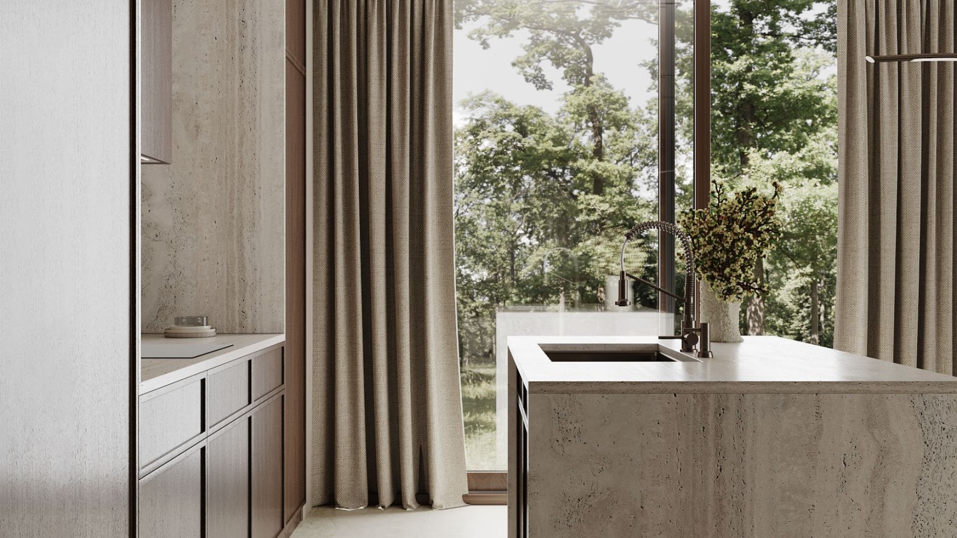 Okap podszafkowy Lando Glass Kashmir - Kashmir - Wizualizacja 5