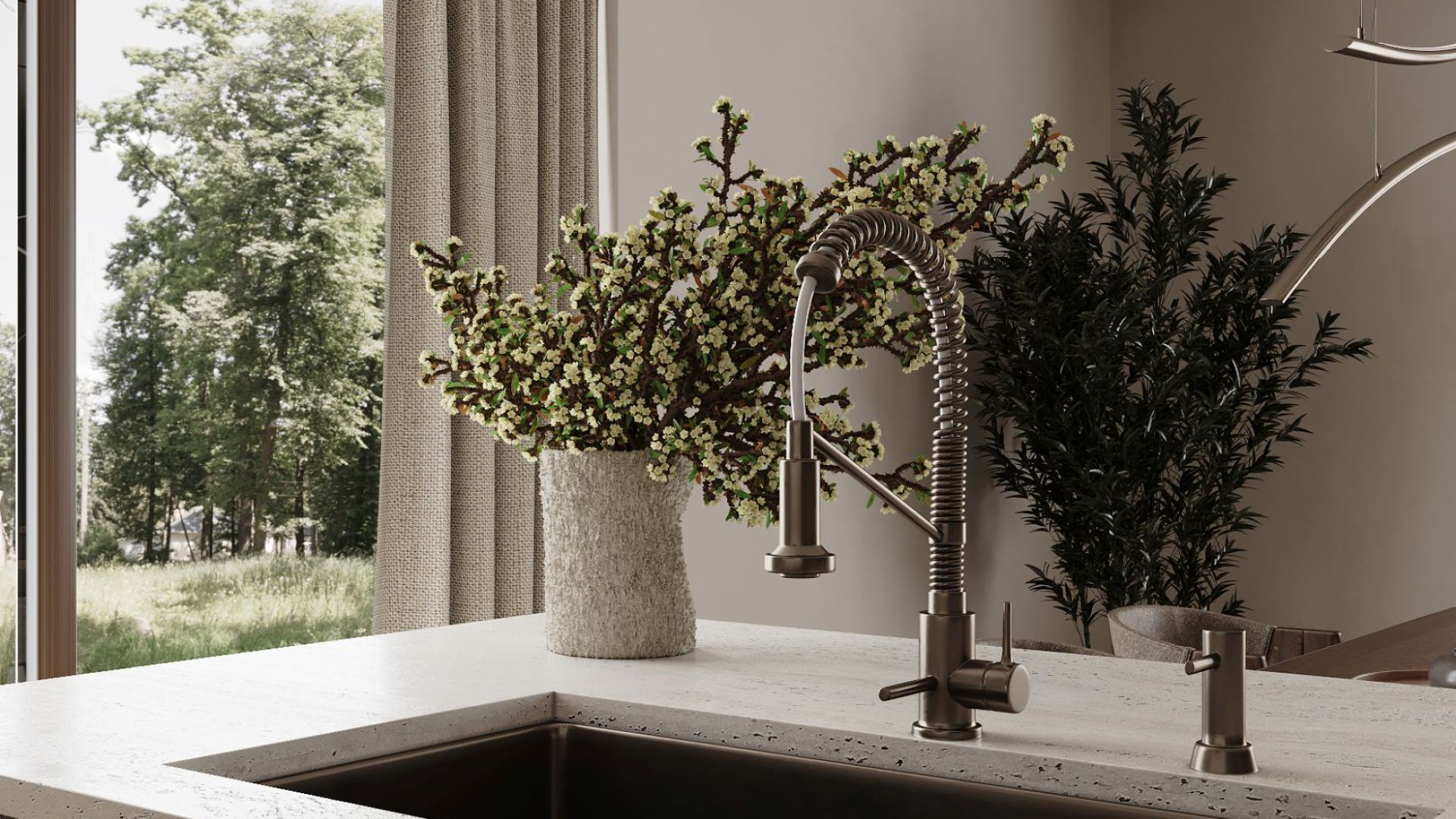 Okap podszafkowy Lando Glass Kashmir - Kashmir - Wizualizacja 7