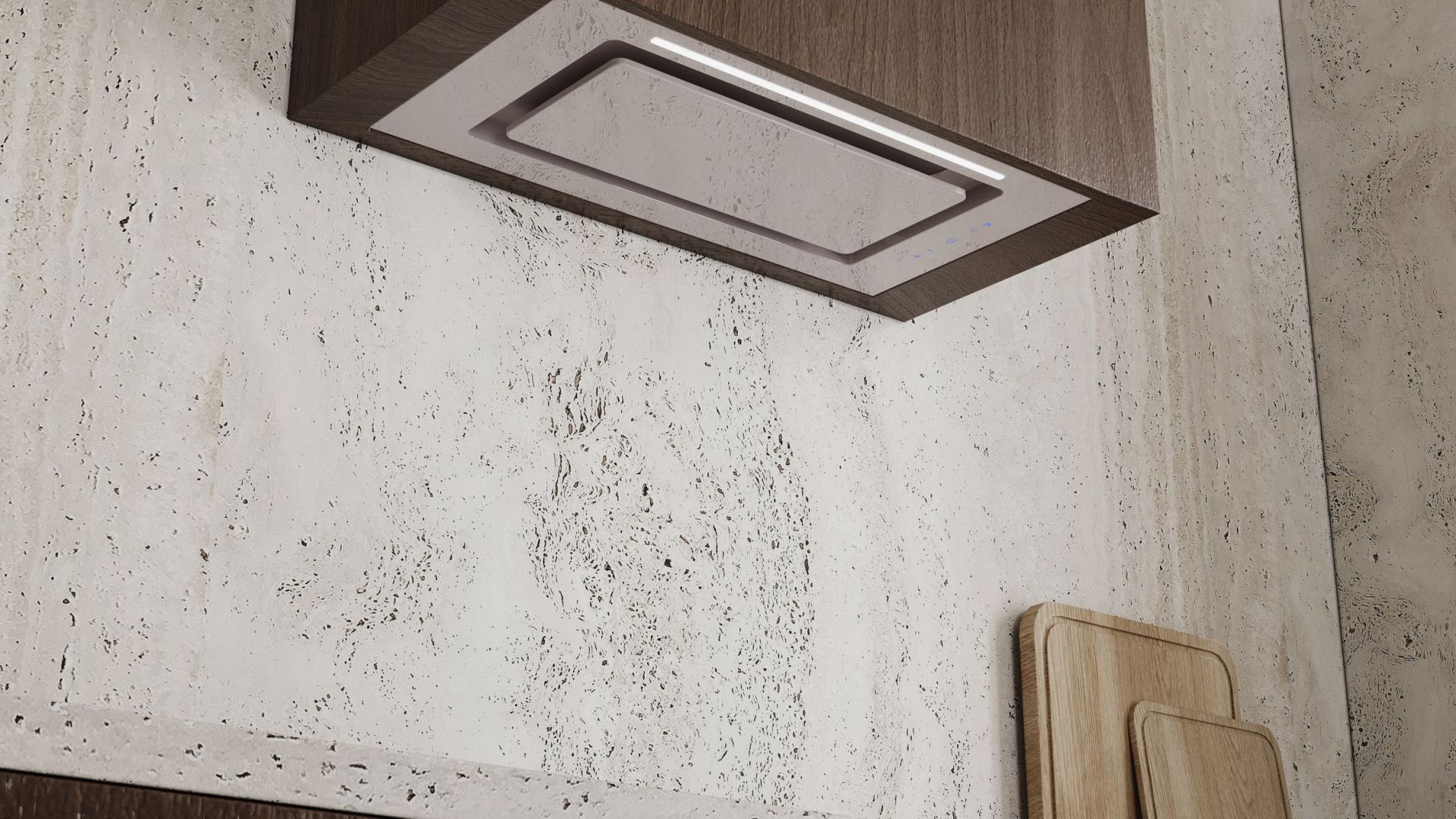 Okap podszafkowy Lando Glass Kashmir - Kashmir - Wizualizacja 4