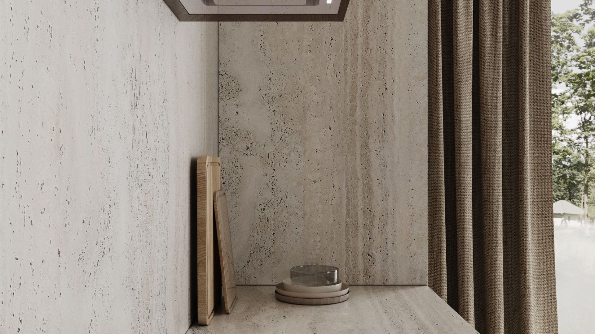 Okap podszafkowy Lando Glass Kashmir - Kashmir - Wizualizacja 8