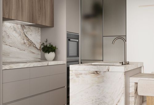  - Lando Glass White Gesture Control