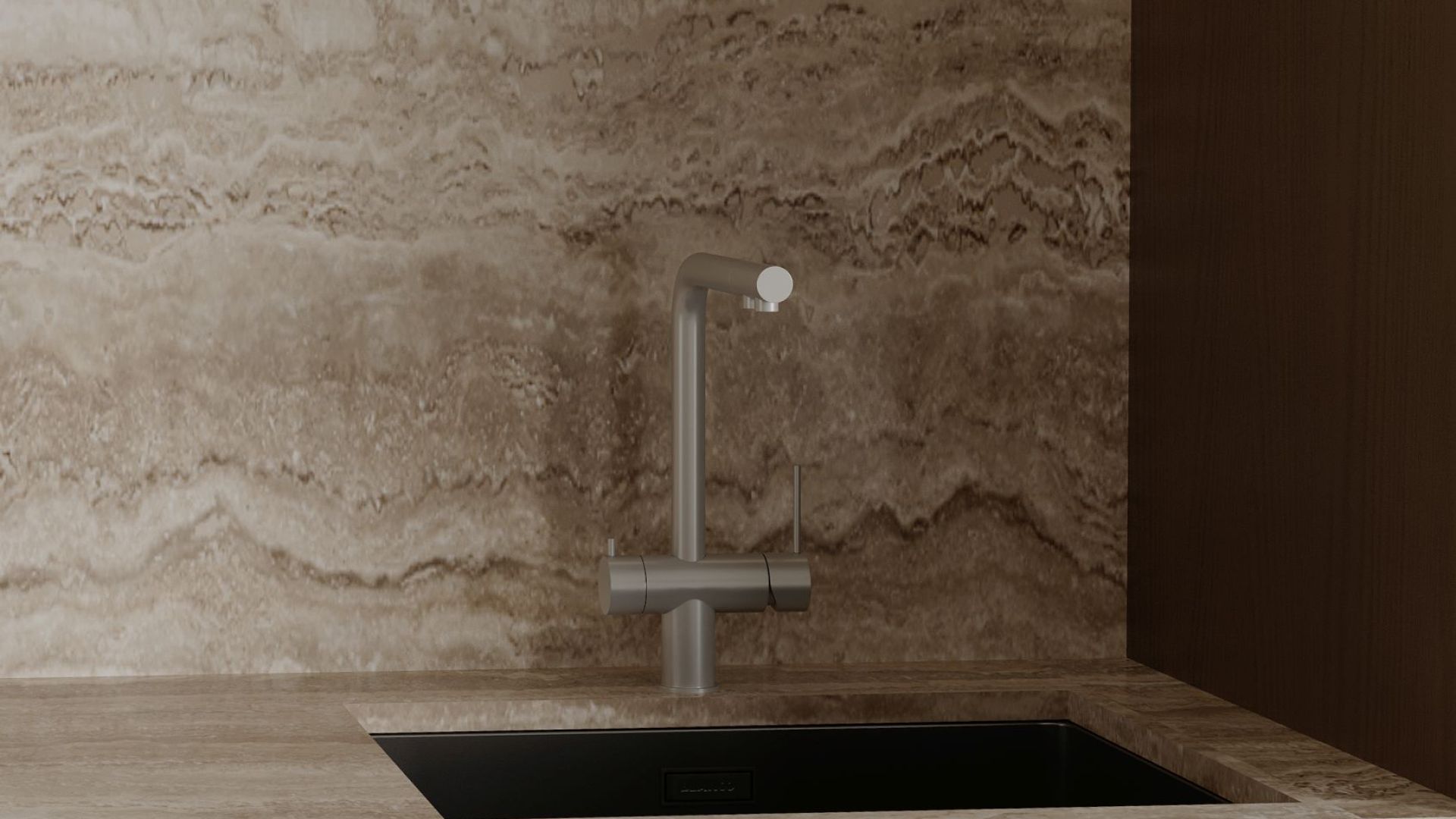 Okap podszafkowy Marino Black Gesture Control - Czarny - Wizualizacja 5