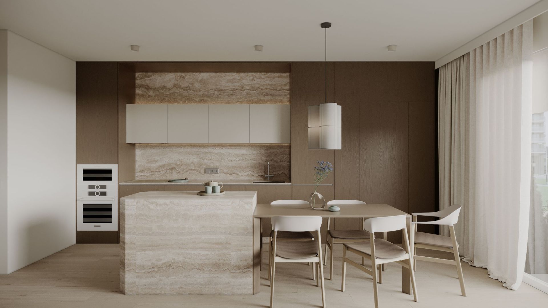 Okap podszafkowy Marino Black Gesture Control - Czarny - Wizualizacja 6