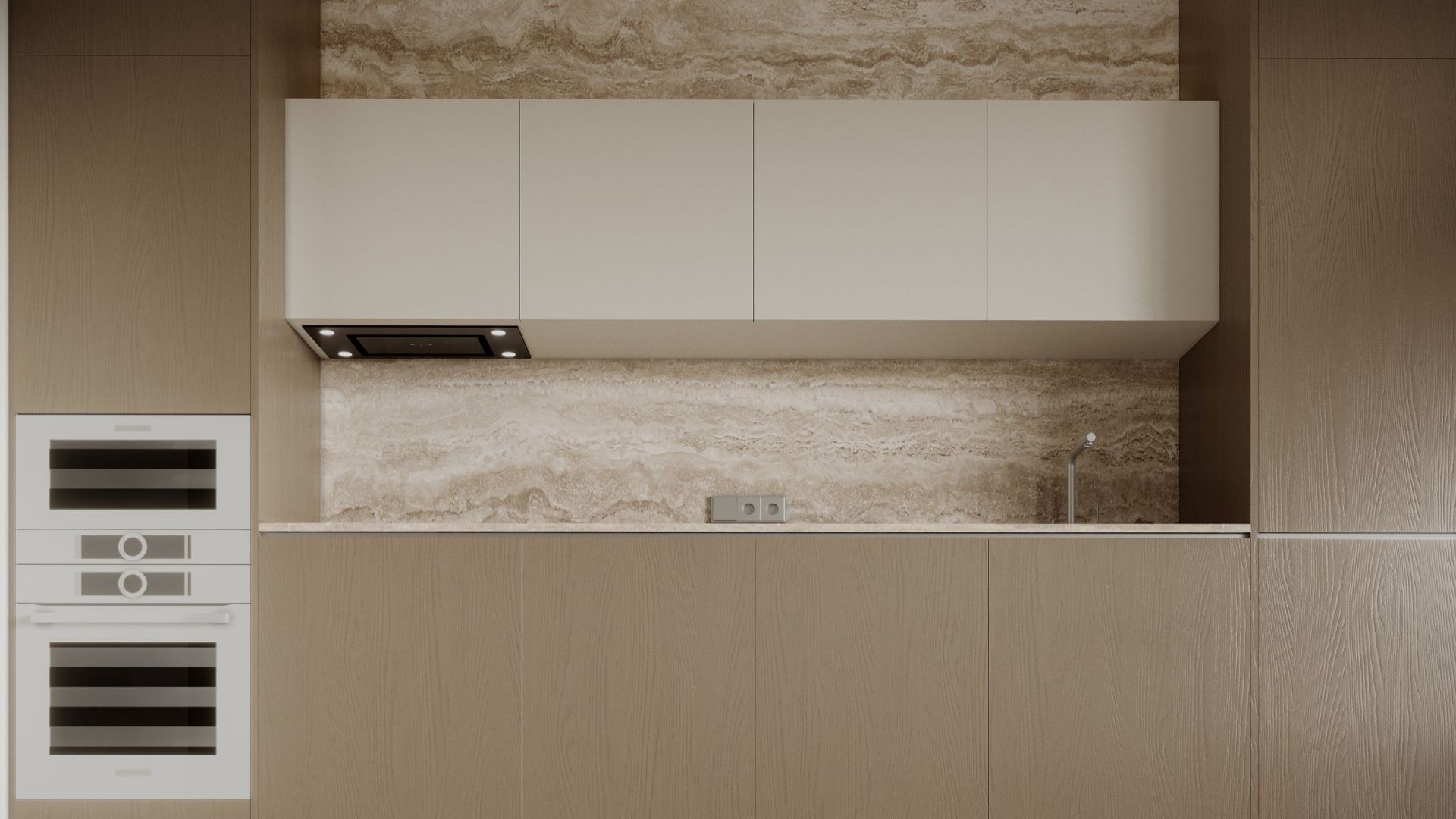 Okap podszafkowy Marino Black Gesture Control - Czarny - Wizualizacja 8