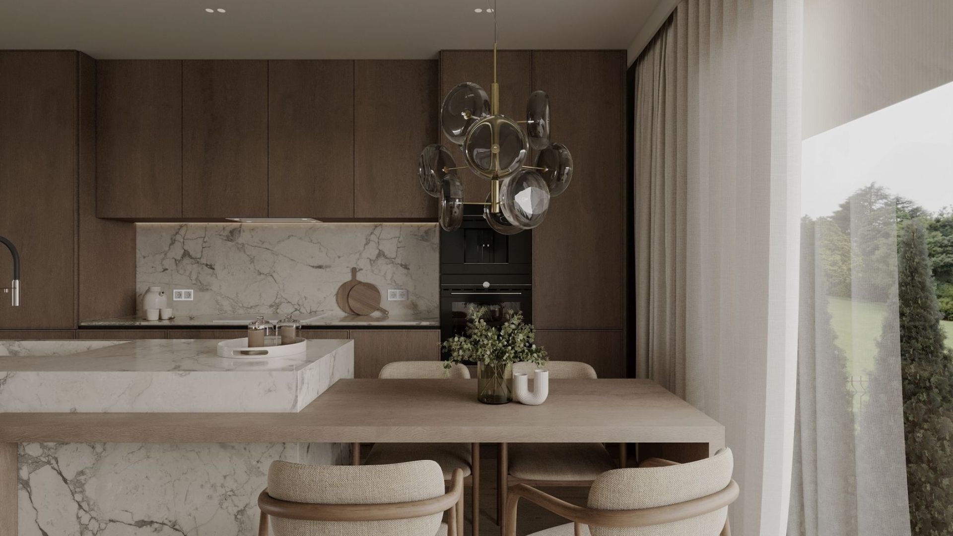 Okap podszafkowy Marino White - Biały - Wizualizacja 9