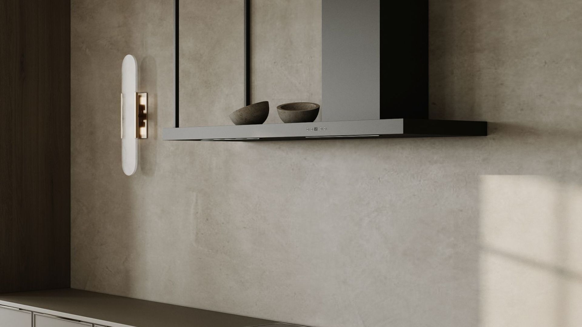 Okap kominowy Metropolis OR Black Matt - Czarny Matt - Wizualizacja 8