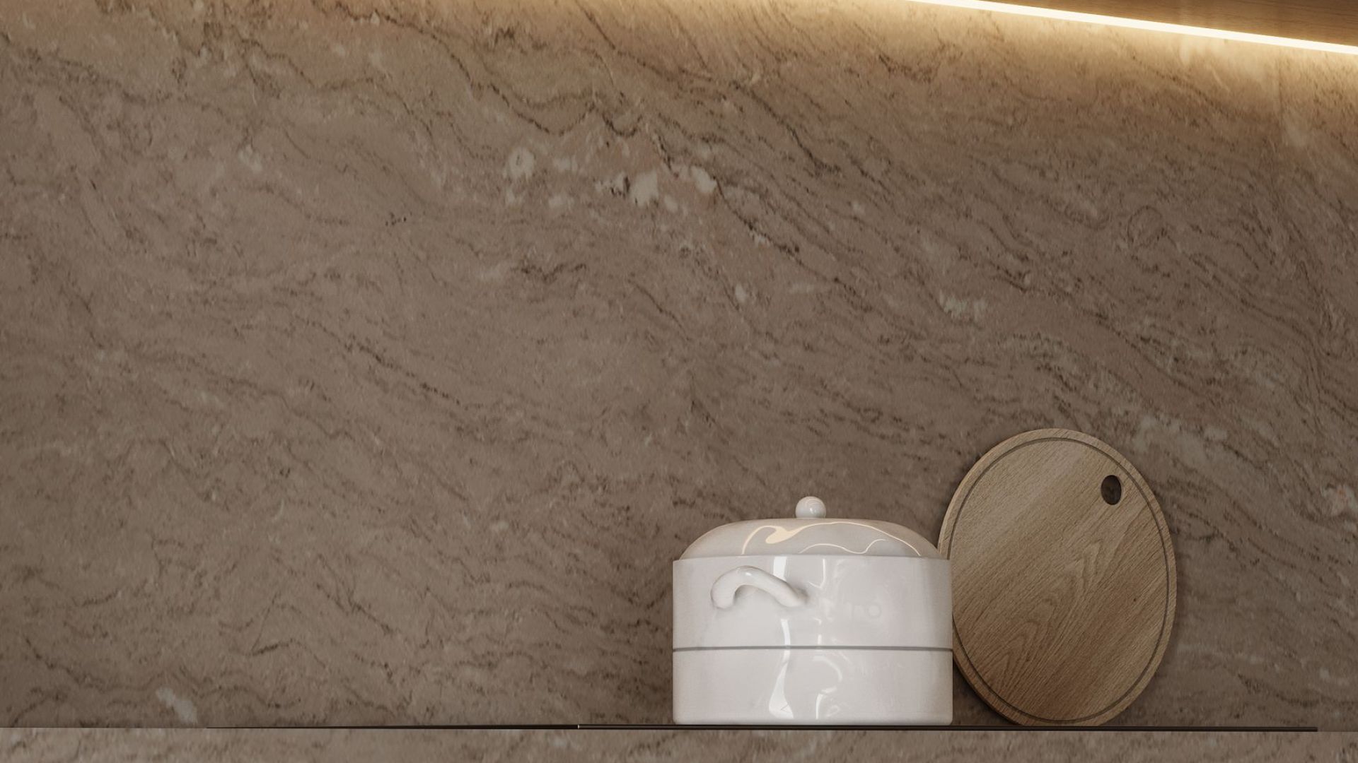 Okap podszafkowy Micra Space White Matt - Biały Matt - Wizualizacja 4