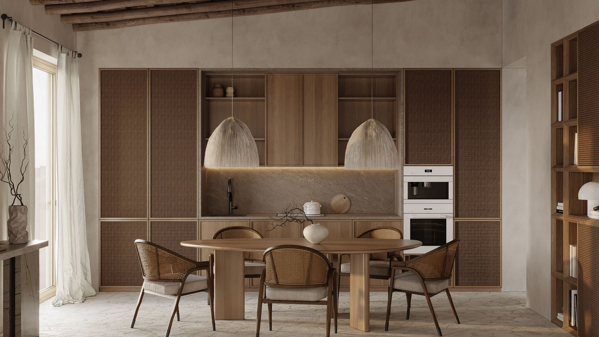 Okap podszafkowy Micra Space White Matt - Biały Matt - Wizualizacja 6