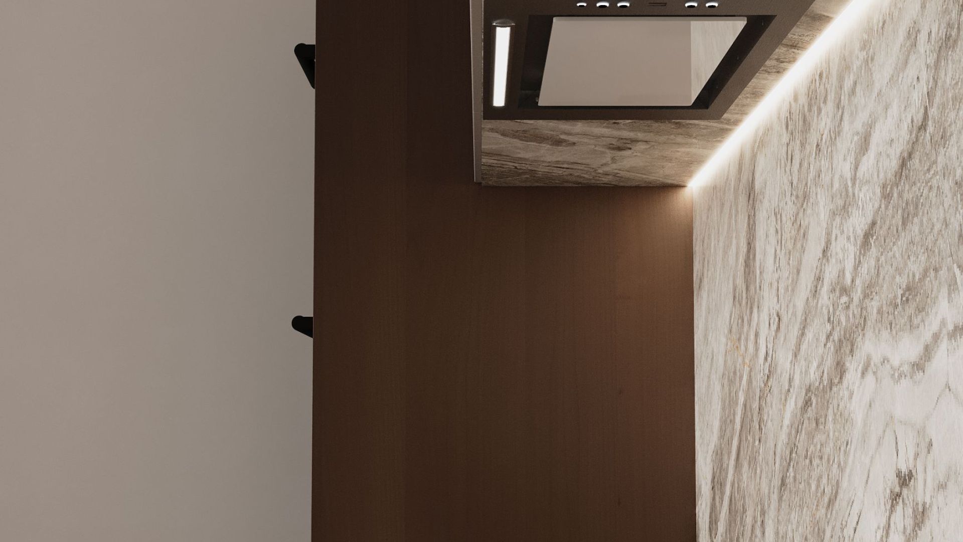 Okap podszafkowy Micra White - Biały - Wizualizacja