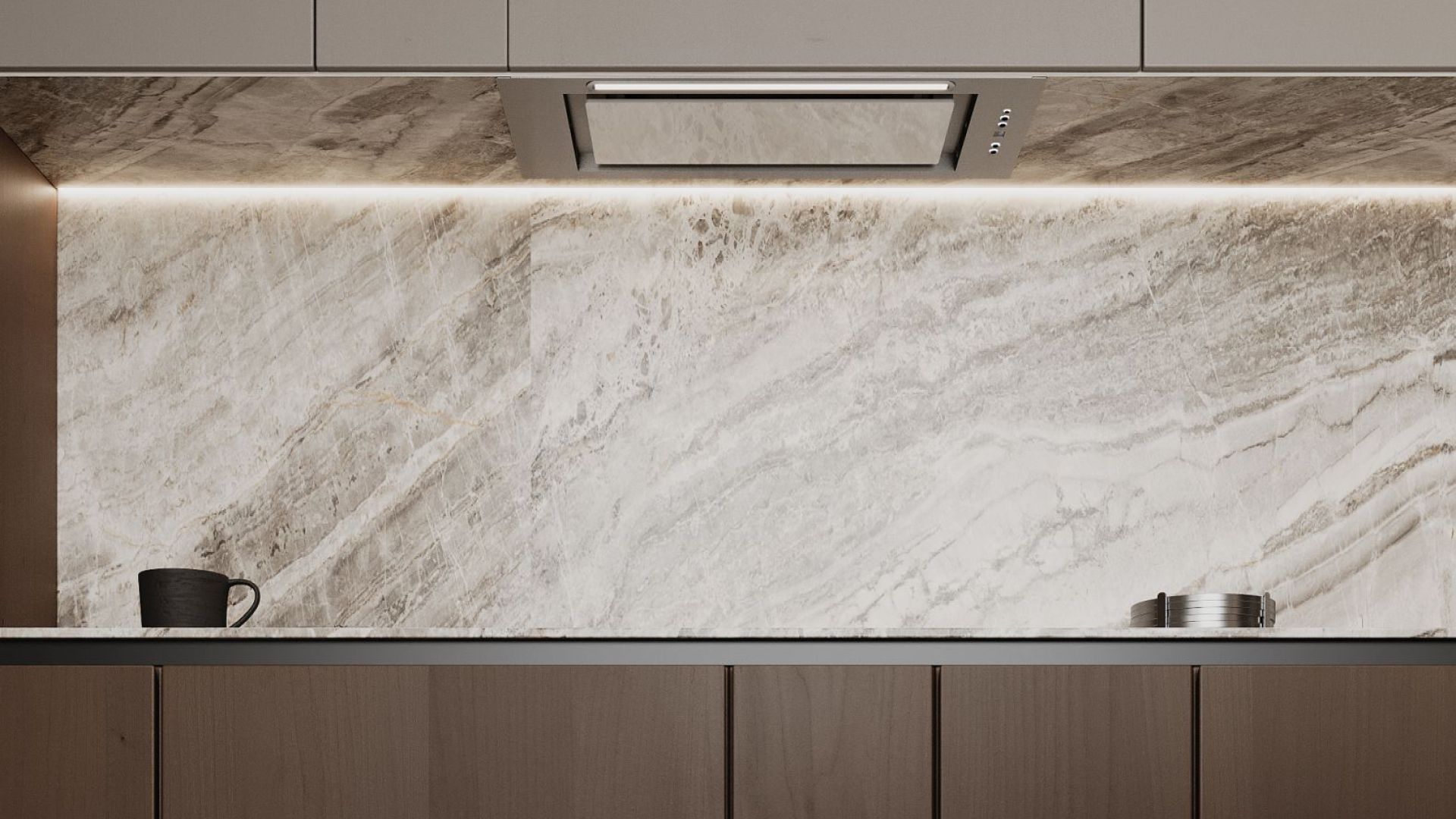 Okap podszafkowy Micra White - Biały - Wizualizacja 4