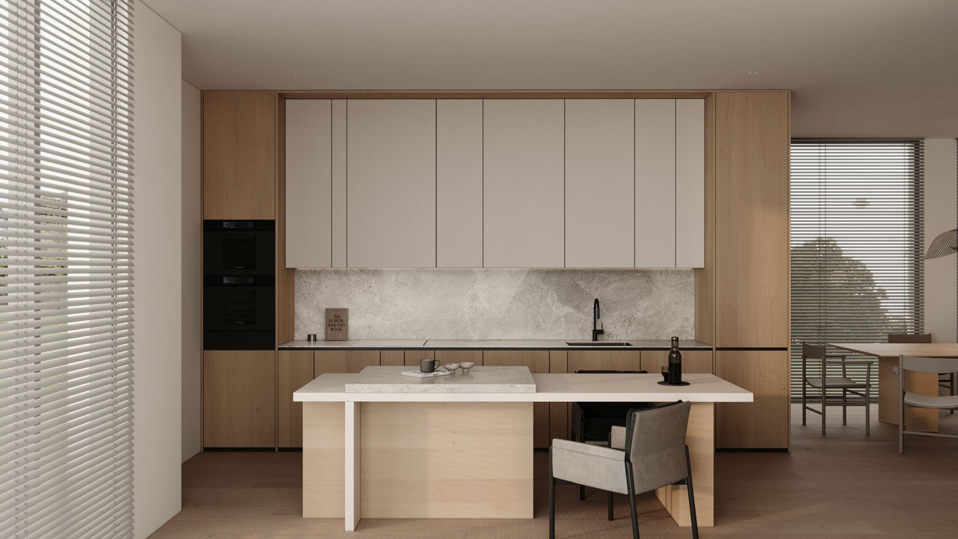 Okap podszafkowy Micra White Matt - Biały Matt - Wizualizacja